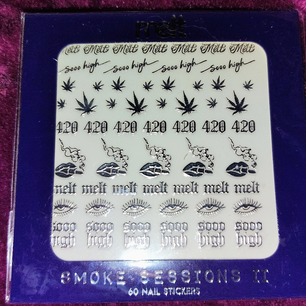 Melt Cosmetics Smoke Sessions II Nail Stickers